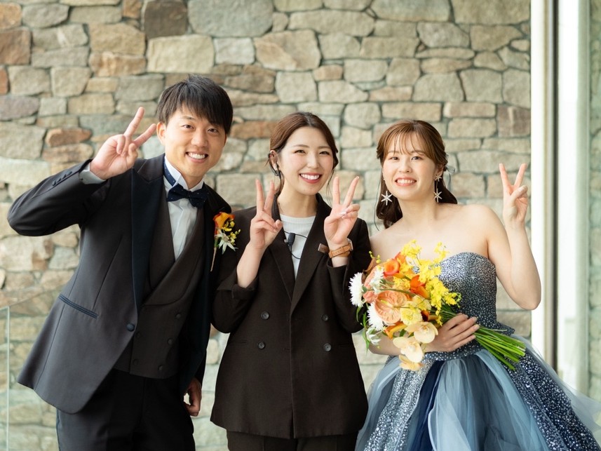 ウェディングプランナー＆新郎新婦