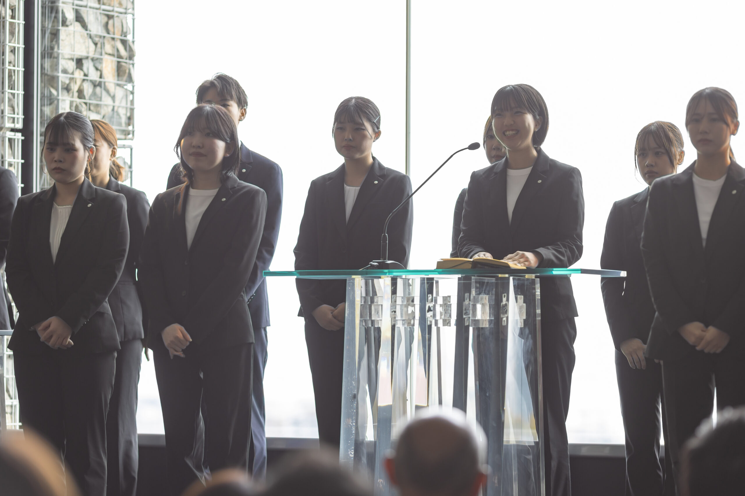 入社式 宣誓
